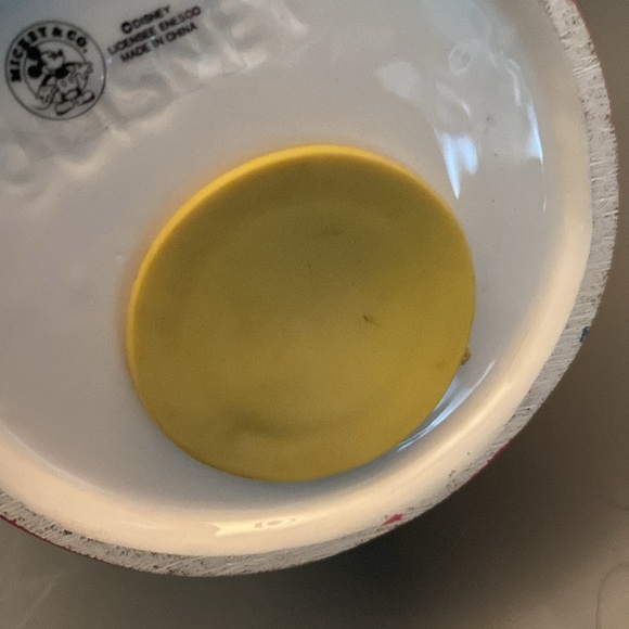 VINTAGE DISNEY BY ENESCO MINNIE MOUSE BANK WITH PLUG 6 inch - Picture 5 of 5